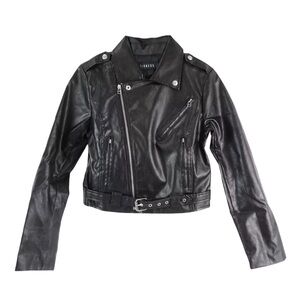 Lioness Black Leather Jacket